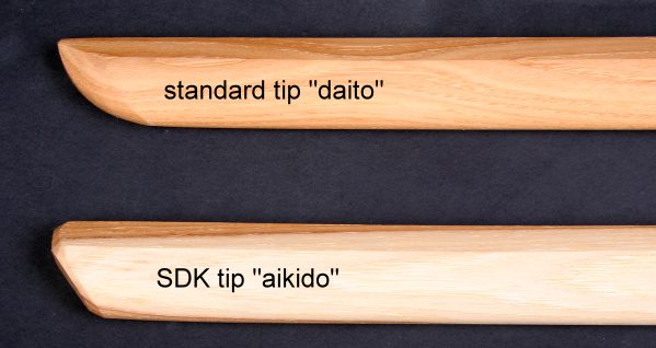 daito and aikido bokken tips